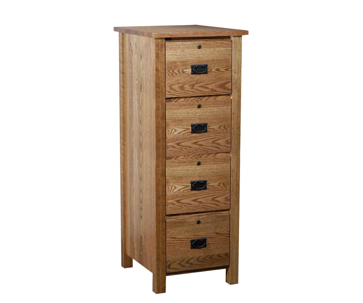 Classic Mission 4-Drawer File Cabinet