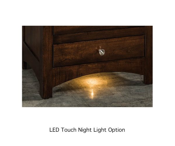 Atlantic 2 Drawer Nightstand - Image 4