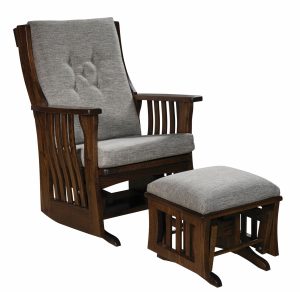 Sebana Slat Glider and Ottoman