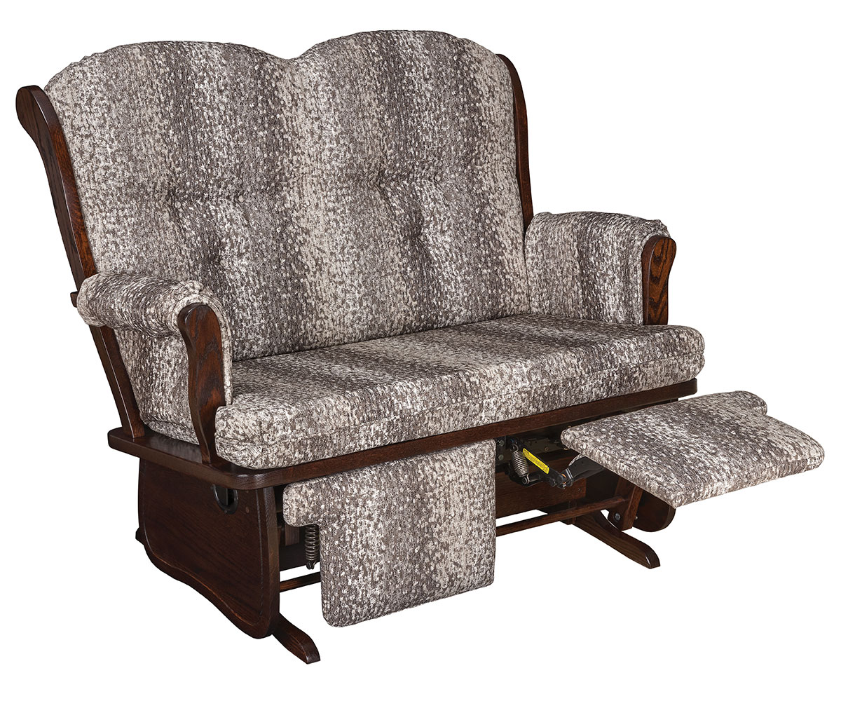Swanback Loveseat Glider