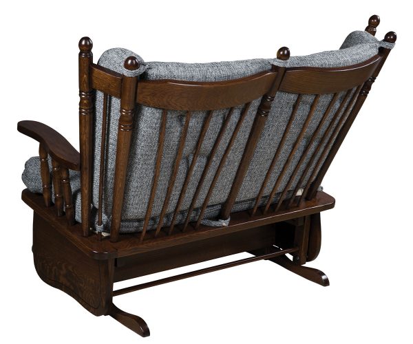 4-Post Low Back Love Seat Glider - Image 2
