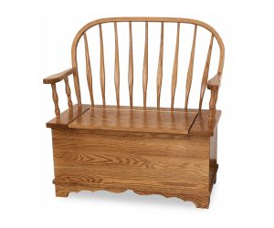 Bent Feather Bow Bench