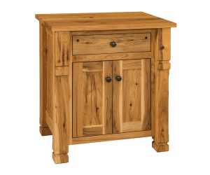 Brockport 2 Door 1 Drawer Nightstand