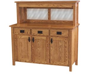 Classic Mission Buffet with Drawers
