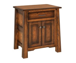 Cambridge 1 Drawer 2 Door Nightstand