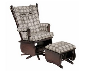 4-Post High Back Swivel Glider