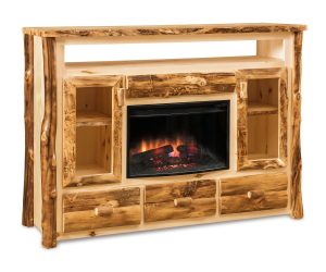 5? ft TV Cabinet with Fireplace  & 3 Drawers