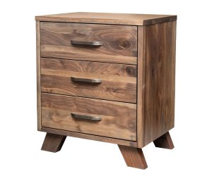Dakota 3 Drawer Nightstand