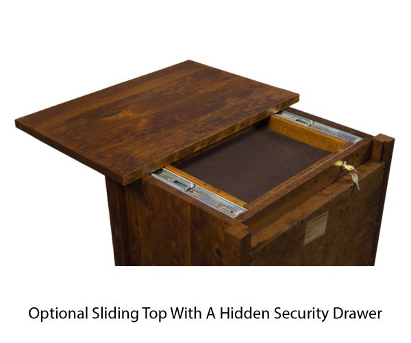 Arts & Crafts 1 Drawer 2 Door Nightstand - Image 3