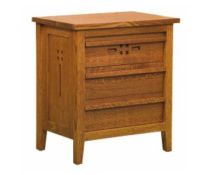 West Village 3 Drawer Nightstand