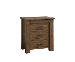 Portland 3 Drawer Nightstand