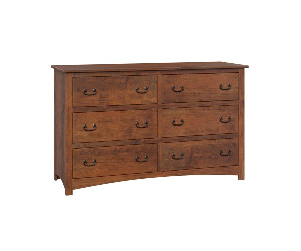 Shaker 6 Drawer Dresser