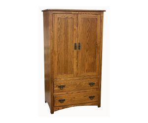 Shaker 2 Drawer Armoire