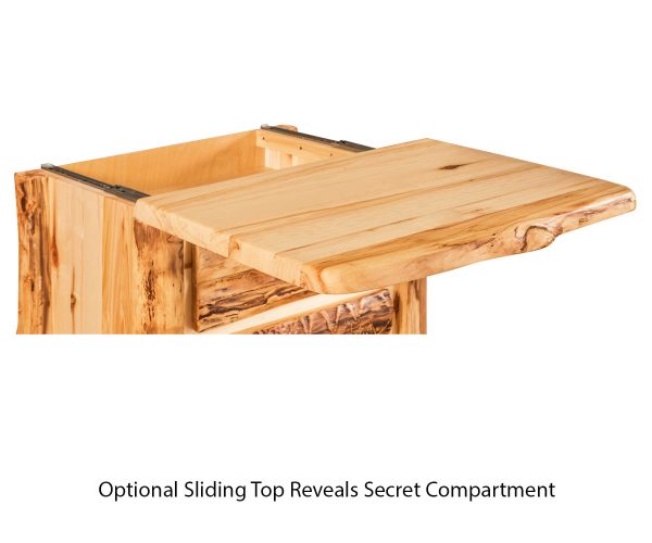 3 Drawer Nightstand - Aspen - Image 2