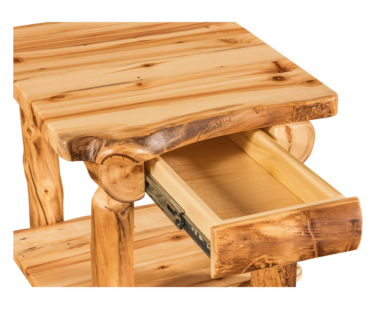 1 Drawer 1 Shelf  Nightstand - Aspen - Image 2