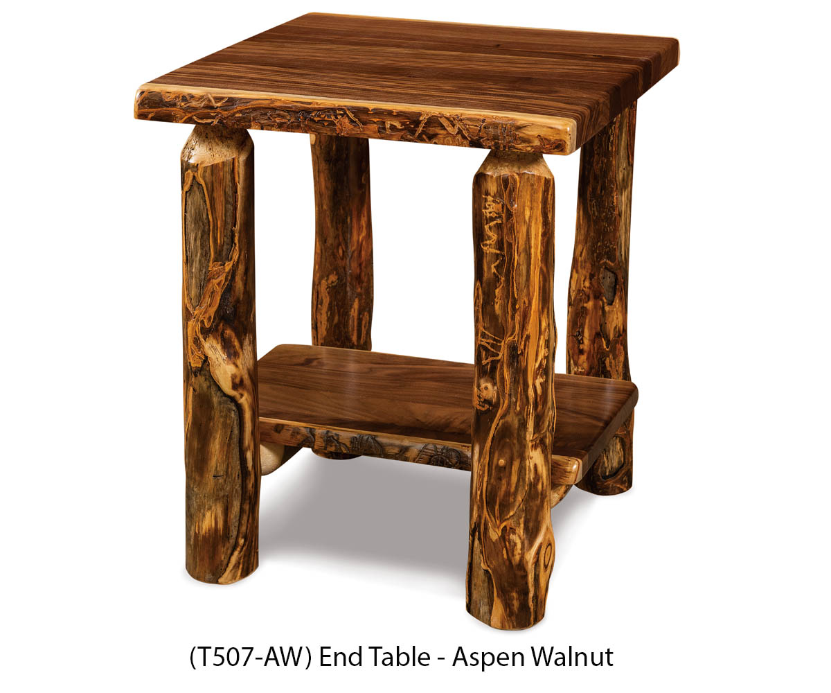 End Table with Shelf - Image 2