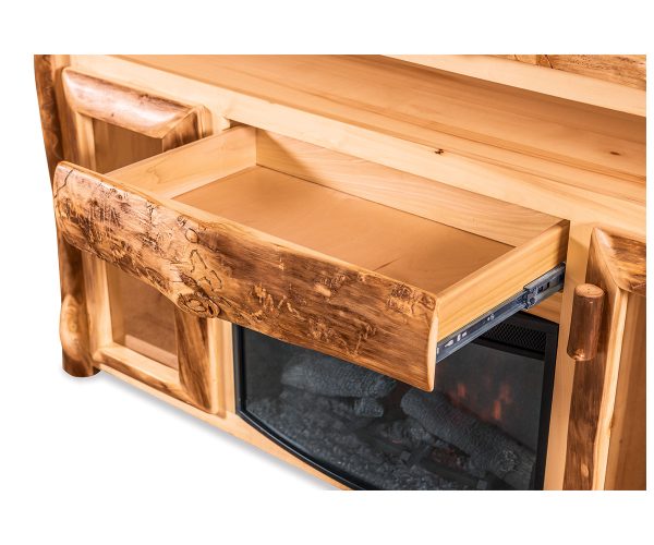 TV Cabinet with Opening & Fireplace - Image 2