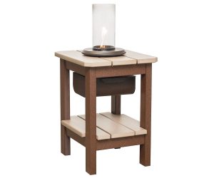 End Table with Double Shelf