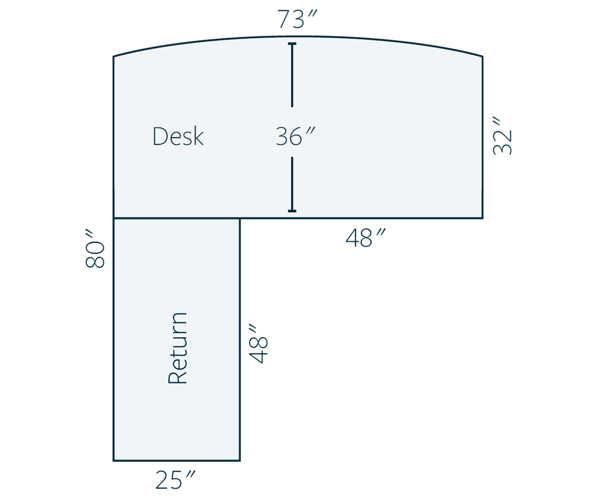 Breckenridge L-Desk - Image 3