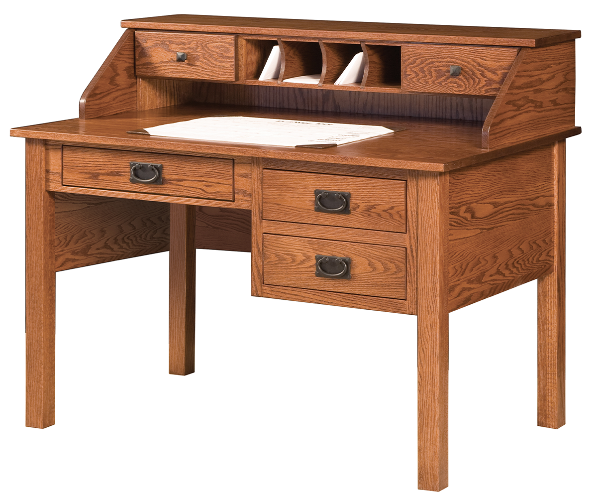 Mission Desk W/ Paymaster Hutch