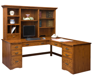 Mission Computer Desk W/ Return
