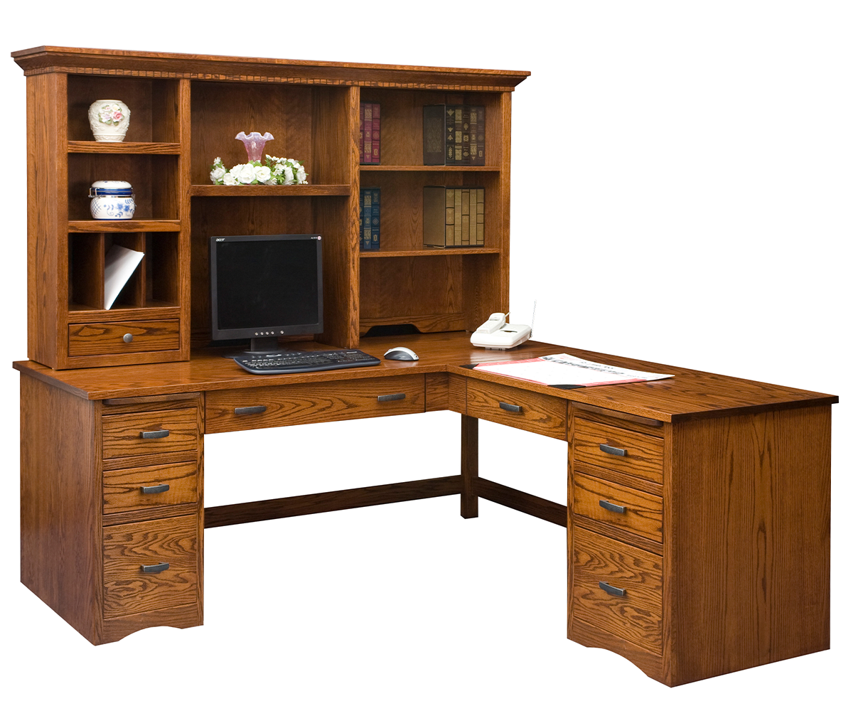 Mission Computer Desk W/ Return