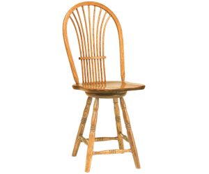 Country Sheaf Swivel Barstool