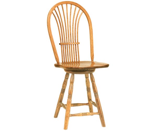 Country Sheaf Swivel Barstool
