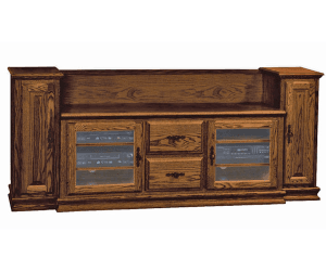 Heritage TV Console with Towers