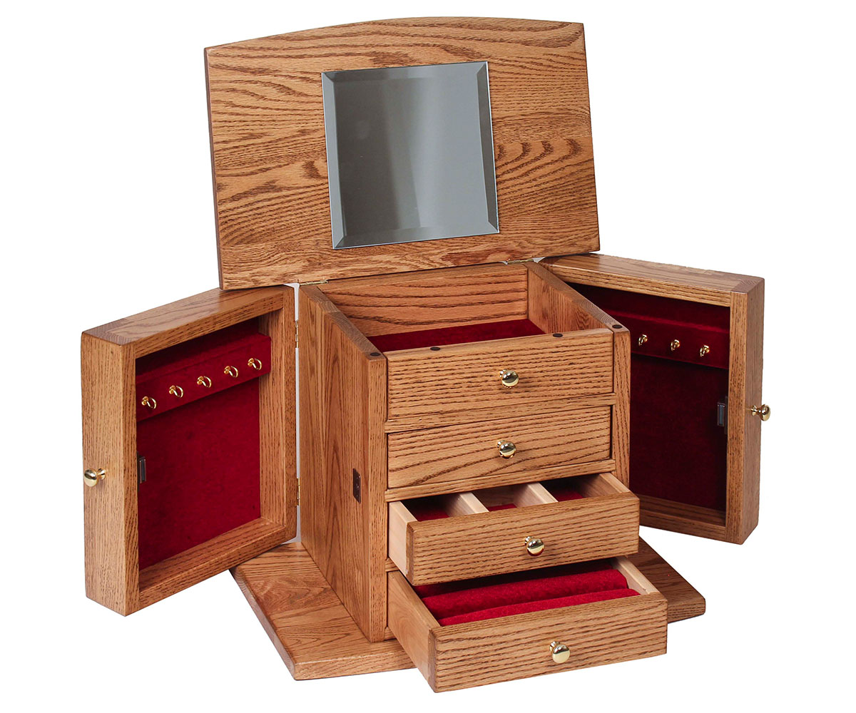 Four Drawer Jewelry Chest - Image 2