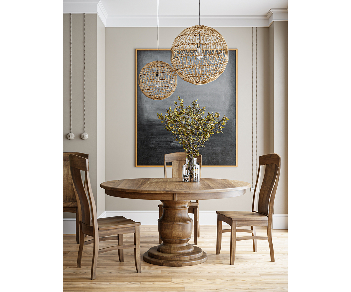 Burlington Single Pedestal Table Collection - Image 2
