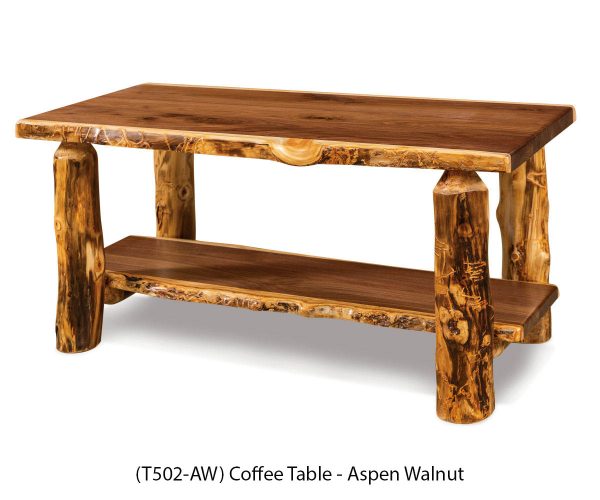 Coffee Table with Shelf - Image 2
