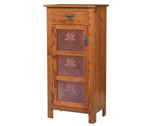 Mission Copper Panel Pie Safe - Three Panel Door