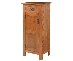 Mission Reverse Panel Pie Safe With Drawer