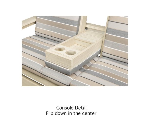 Brooklyn 5' Lounge Glider with Console - Image 2