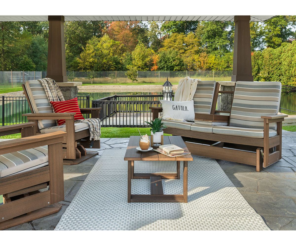 Brooklyn 5' Lounge Glider with Console - Image 4