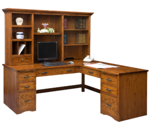 Mission Computer Desk With Return