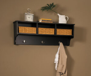 Lattice Weave Cubby Shelf