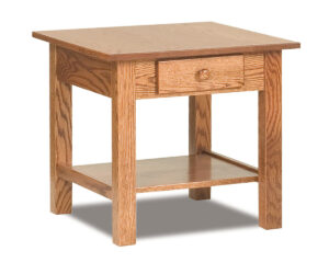 Open Mission End Table