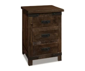 Ironwood 3 Drawer Nightstand