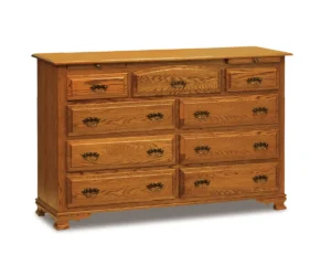 Heritage 9 Drawer Dresser With Jewelry Drawers